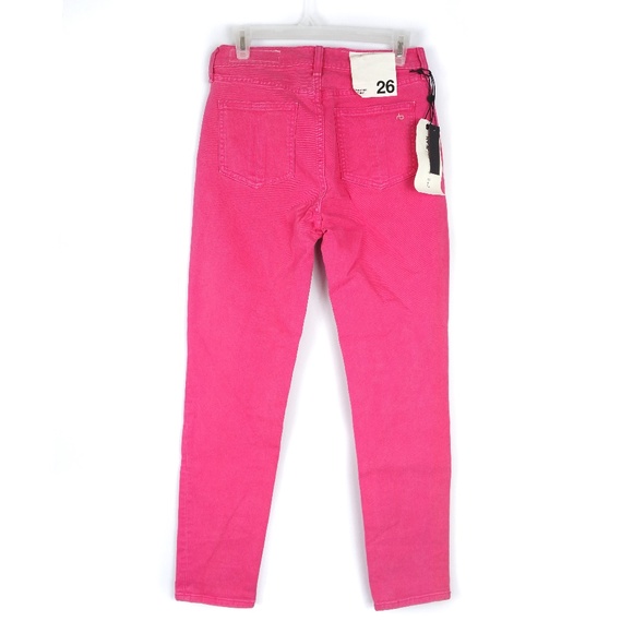 Rag & Bone pink high rise skinny jeans, size 26 - Picture 4 of 8
